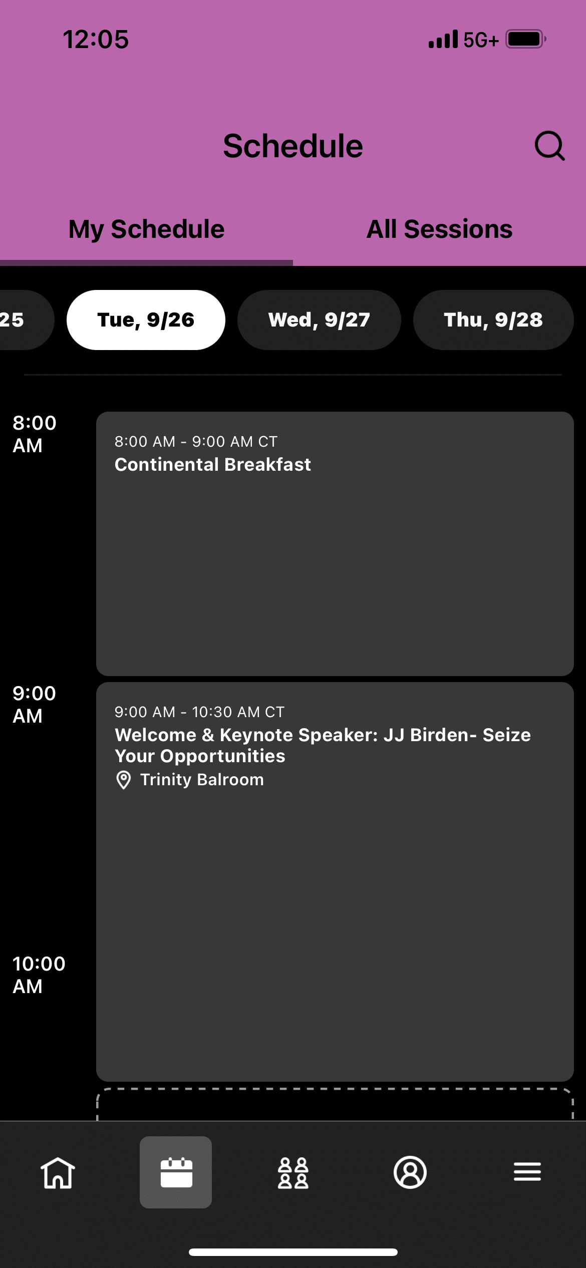Build Your Personal Schedule Build Your Personal Schedule